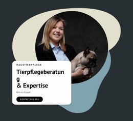 Kompetente Beratung Für Haustiere – Moderne HTML5-Vorlage