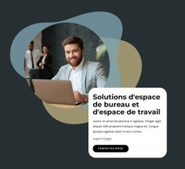 Créateur De Site Web Gratuit Pour Solutions D'Espace De Bureau Et D'Espace De Travail