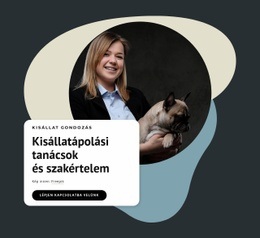 HTML Landing For Szakértői Tanácsok Házi Kedvenceknek