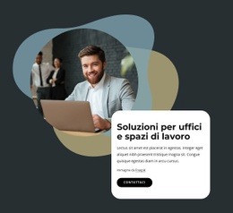 Progettazione Del Sito Per Soluzioni Per Uffici E Spazi Di Lavoro