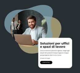 Modello HTML5 Premium Per Soluzioni Per Uffici E Spazi Di Lavoro