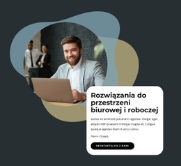 Przestrzeń Biurowa I Rozwiązania Do Pracy - Szablony Projektów Stron Internetowych