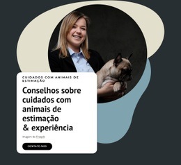 Conselhos De Especialistas Para Animais De Estimação - Construtor De Sites Fáceis