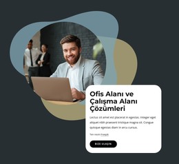 Ofis Alanı Ve Çalışma Alanı Çözümleri - Duyarlı HTML5 Şablonu