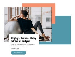 Bezplatná Šablona Návrhu Pro Nejlepší Luxusní Kluby Zdraví V Londýně