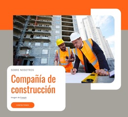 Empresa Constructora De Innovación Plantilla De Sitio Web