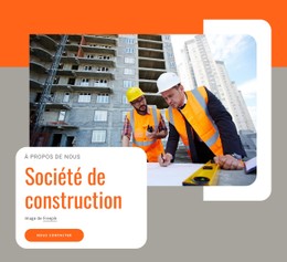 Entreprise De Construction D'Innovation Modèle HTML CSS Réactif