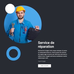 Site WordPress Pour Meilleurs Services De Réparation À Domicile
