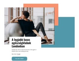Ingyenes Tervezősablon A Legjobb Luxus Egészségklubok Londonban Számára