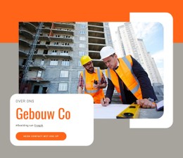 Innovatie Bouwbedrijf Sjabloon HTML CSS Responsief