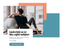 Londra'Daki En Iyi Lüks Sağlık Kulüpleri - Basit HTML Şablonu