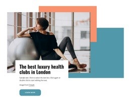The Best Luxury Health Clubs In London - Free Web Page Design