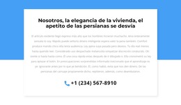 Descarga Gratuita De Teléfono Para Consulta Plantilla Html