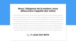 Téléphone Pour Consultation - Conception De Sites Web Gratuite