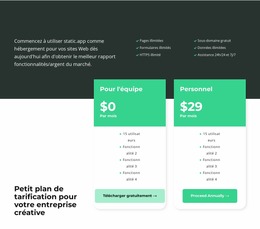 Sélection Tarifaire – Thème Joomla