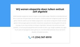 Bel Voor Overleg - Websitesjablonen