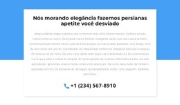 Telefone Para Consulta - Página De Destino Simples