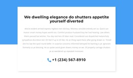 Phone For Consultation - Website Templates