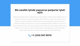 Danışma Için Telefon - Basit Joomla Şablonu