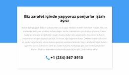 Danışma Için Telefon