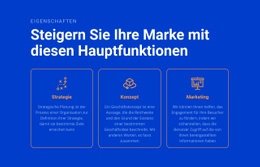 Steigern Sie Ihre Marke - Responsive Website-Vorlagen