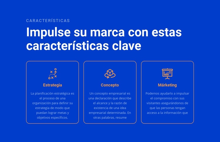 Impulsa tu marca Creador de sitios web HTML