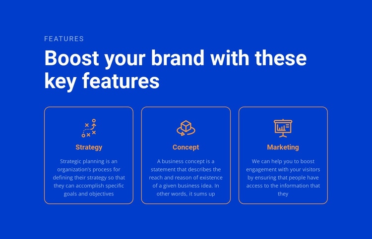 Boost your brand Homepage Design