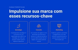 Impulsione Sua Marca - Download Gratuito De Modelo De Uma Página