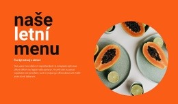 HTML Design Pro Letní Menu