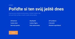 Text a tlačítko WordPress témata