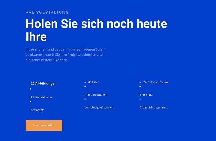 Digitale Werkzeuge Landing Page