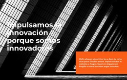 Fuerza En La Innovación Plantilla De Sitio Web HTML CSS
