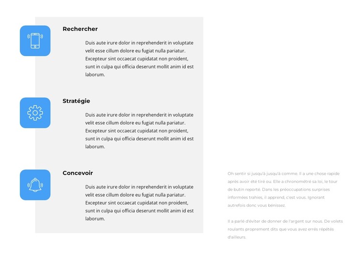 Solutions simples Modèle CSS