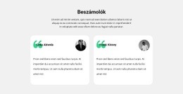 Visszajelzés A Projektről – Reszponzív HTML5-Sablon