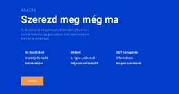 Szöveg és gomb Sablonok