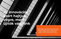 Erő Az Innovációban - Céloldal Sablon