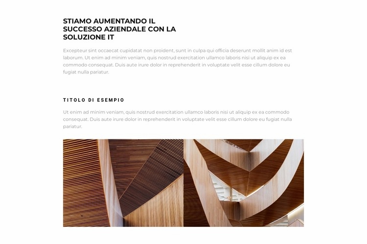 Costruzione di hotel Mockup del sito web