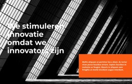 Kracht In Innovatie - Sjabloon Voor Bestemmingspagina'S