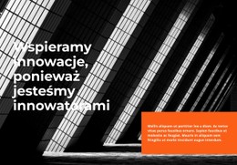 Siła W Innowacyjności Szablon Strony Internetowej HTML CSS