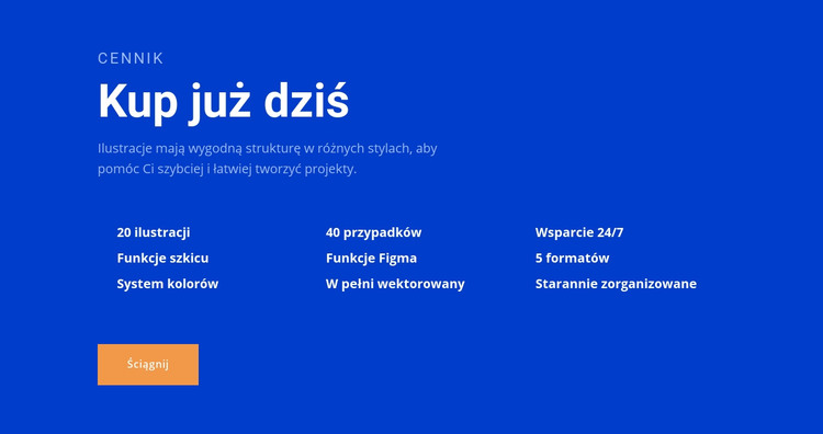 Narzędzia cyfrowe Szablon HTML