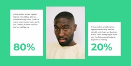 Work Success Counter Website Mockup