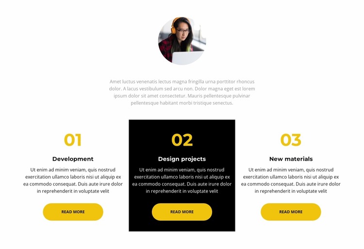 Three reasons Website Mockup