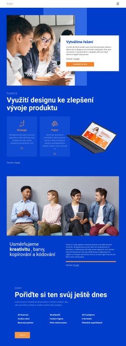 Vytváříme Úžasná Řešení – Prémiová Šablona