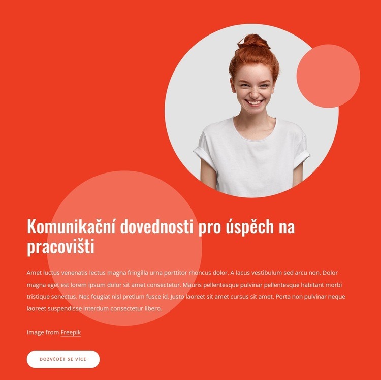 Komunikační dovednosti pro úspěch na pracovišti Šablona HTML