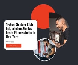 Bootstrap-HTML Für Das Beste Fitnessstudio In New York