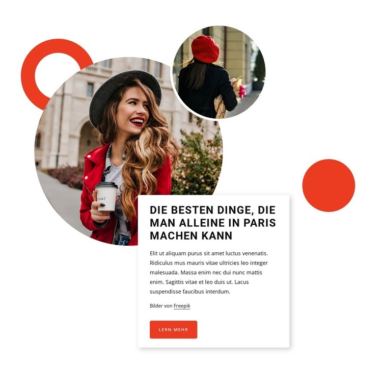 Selbstgeführter Rundgang durch Paris HTML Website Builder