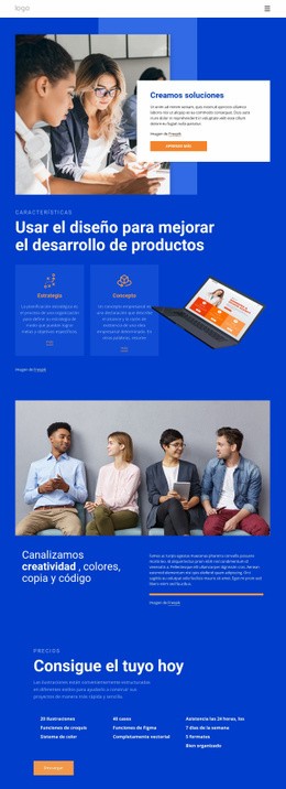 Creamos Soluciones Asombrosas - Diseño Responsivo