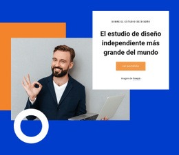 Estudio De Diseño Más Grande - Página De Destino Personalizada