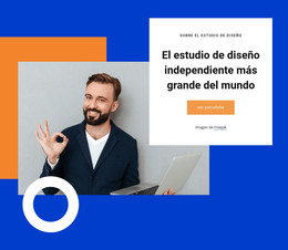 Estudio De Diseño Más Grande - Plantilla Totalmente Responsiva