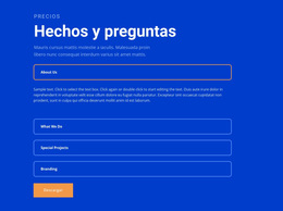 Preguntas - Plantilla de sitio web por Nicepage